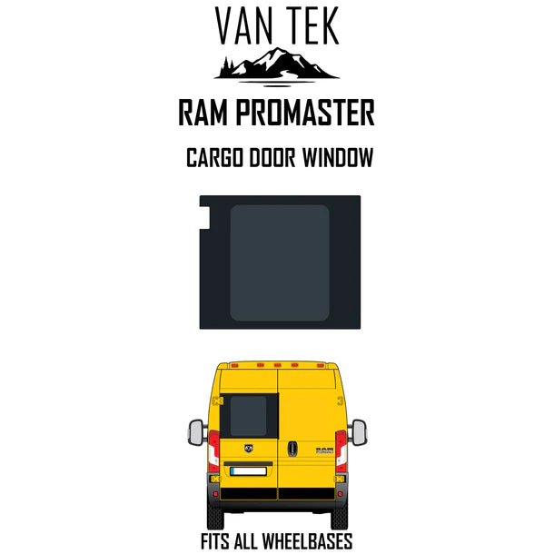 Ram Promaster Cargo Door Window