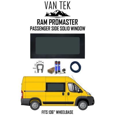 Ram Promaster Passenger Side Solid Window