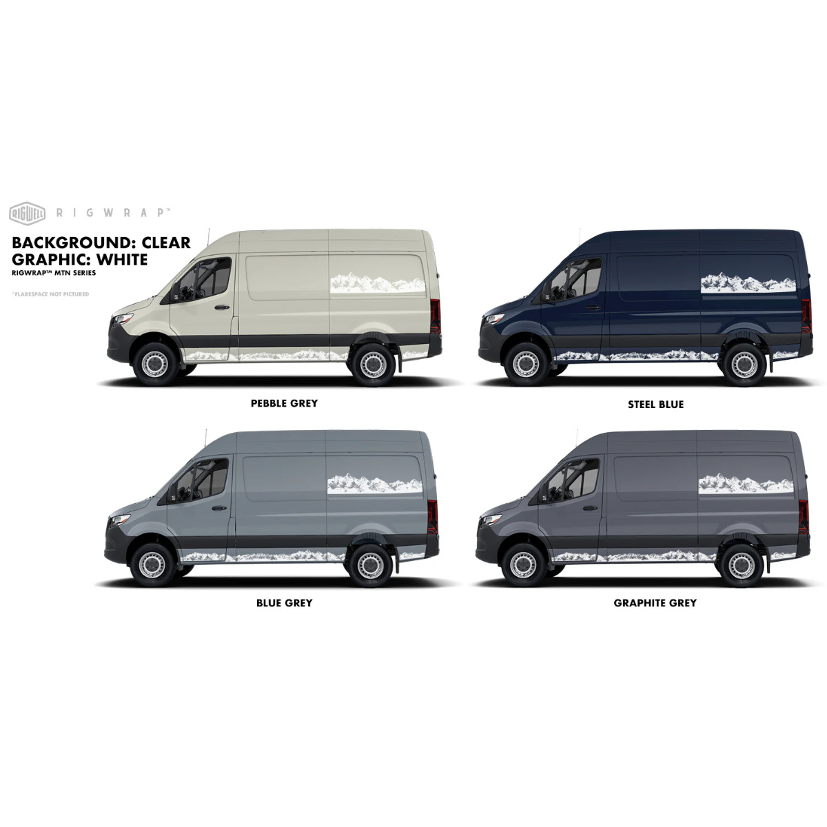 RIGWRAP White MTN Series on vans