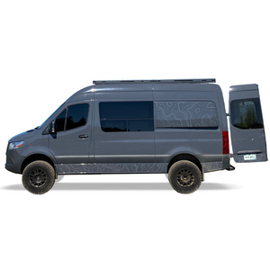 Installed RIGWRAP Topo Series on Blue Sprinter