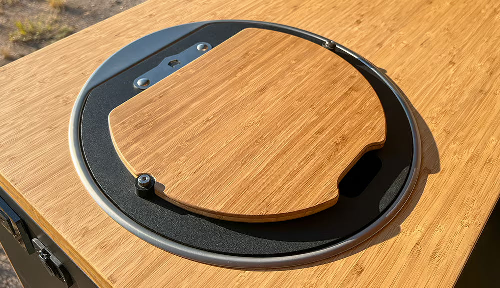 Sandy Full Build Sink Cover in Bamboo