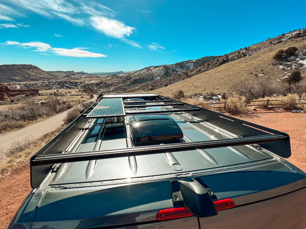 Exterior Roof Solar On Mercedes Sprinter