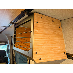 Installed Stash Cab with brackets for Adventure Wagon