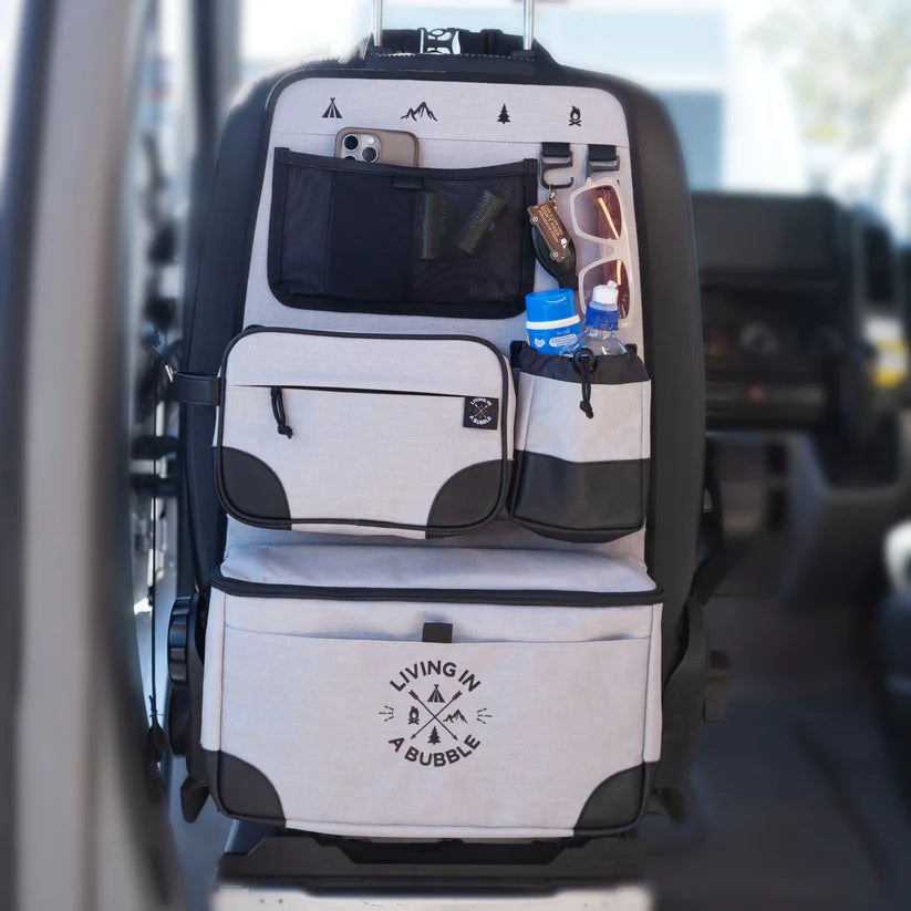 Seat Back Storage In Grey