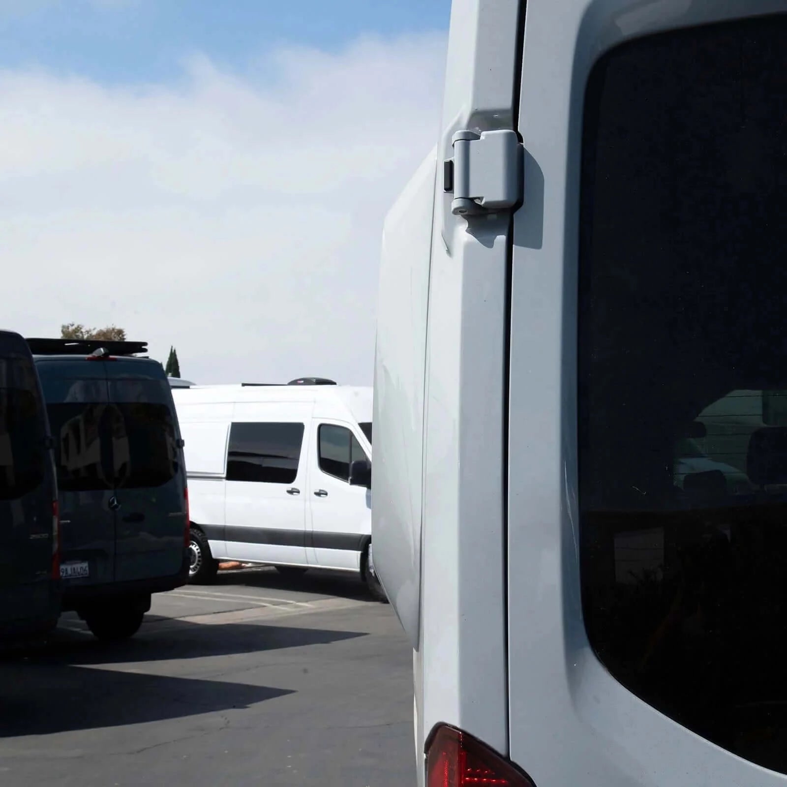 Capsule Set for Transit Vans - installed showing depth