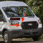 Aero Hood Spolier Transit 2015 - 2020