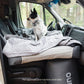 Blown Up Luna Mattress In Front Seats Of Van