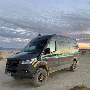 Fender Armor Installed On Sprinter Van