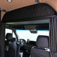 Insulated Privacy Curtain for Headliner Shelf for Sprinter Vans